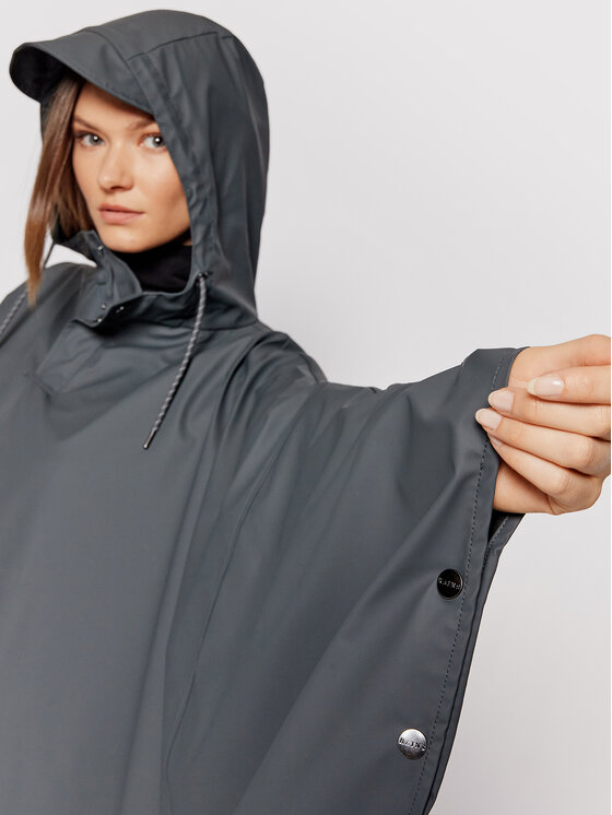 Rains Rains Poncsó Unisex 1811 Szürke Loose Fit