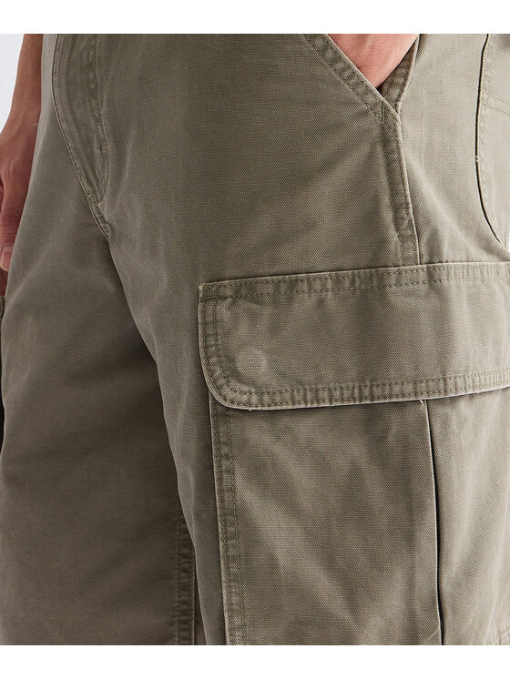 Wrangler Wrangler Szorty materiałowe 112377865 Zielony Regular Fit