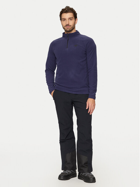 4F 4F Bielizna termoaktywna górna 4FWAW24UFLEM044 Granatowy Slim Fit