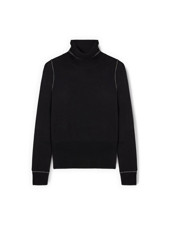 Motivi Motivi Cardigan M384W003468N033 Nero Regular Fit