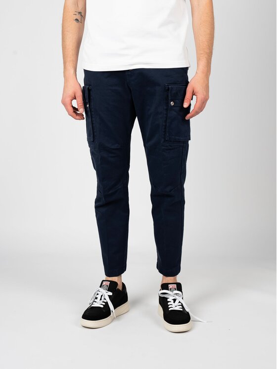 Diesel Diesel Pantaloni di tessuto A10372-REJAB Blu scuro Regular Fit