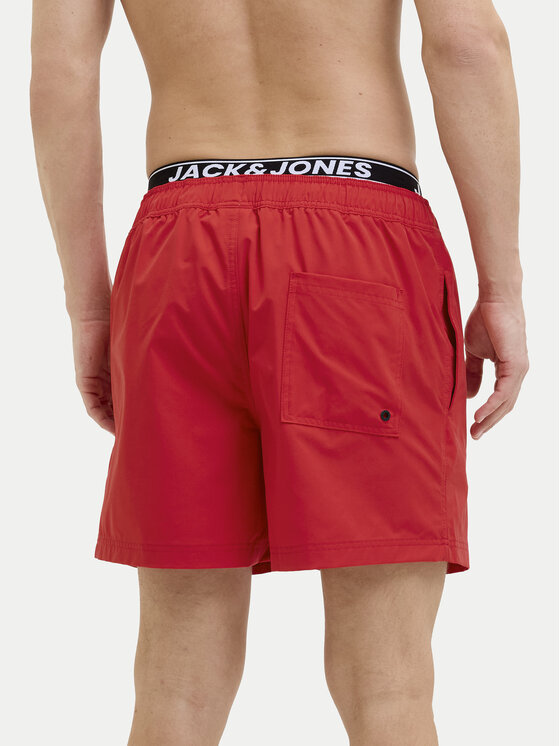 Jack&Jones Jack&Jones Szorty kąpielowe Maui 12272949 Czerwony Regular Fit
