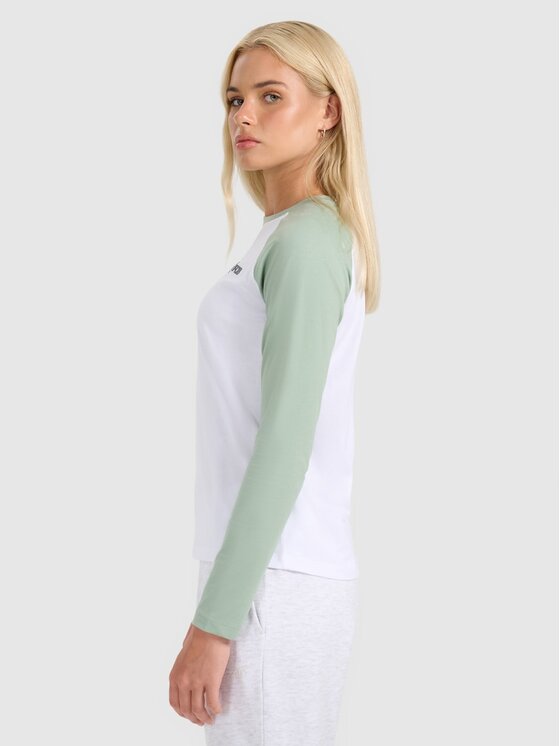 4F 4F Longsleeve 4FWAW25TLONF579-42S Zielony Regular Fit