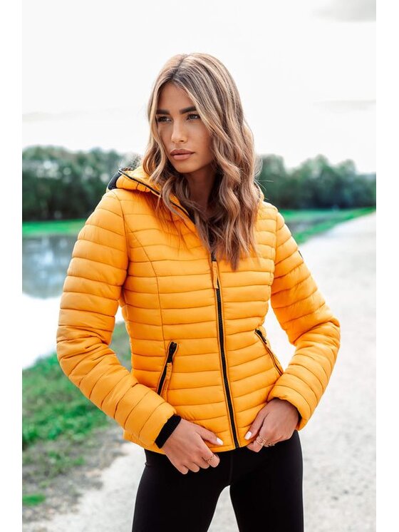 Navahoo Navahoo Kurtka przejściowa Kimuk Żółty Casual Fit