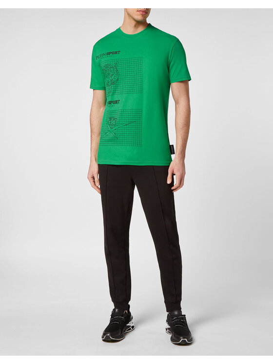 Plein Sport Plein Sport T-shirt 5021 Verde Regular Fit