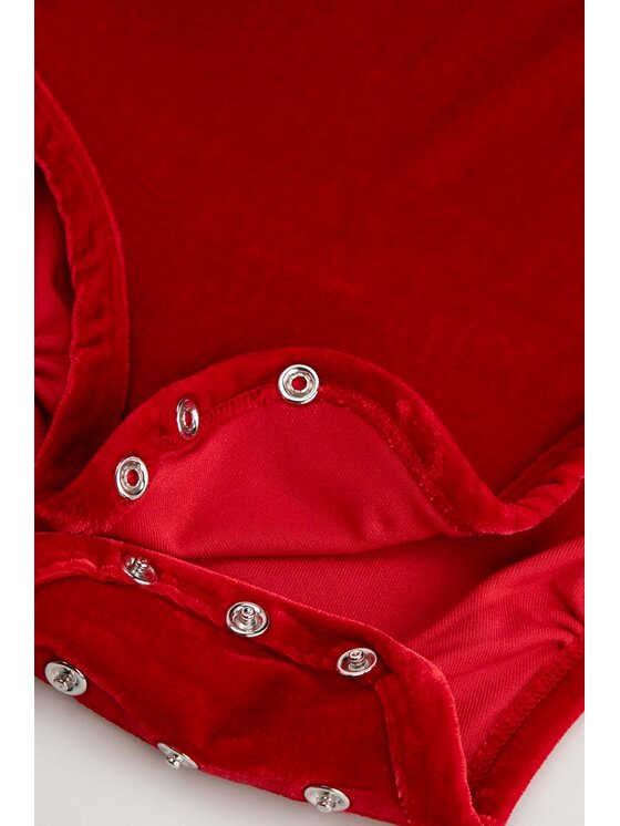 Coccodrillo Coccodrillo Body dziecięce ZC5112104EBG-009 Czerwony Regular Fit