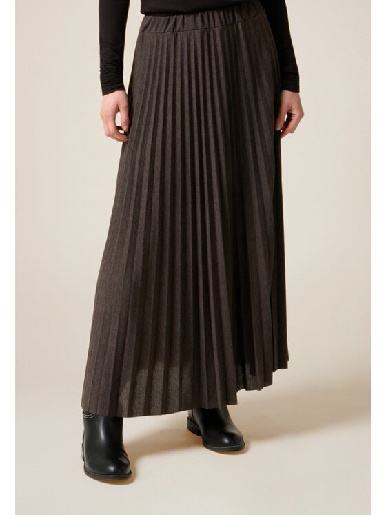 Oltre Oltre Gonna midi 1016J000315N013 Grigio A-Line Fit