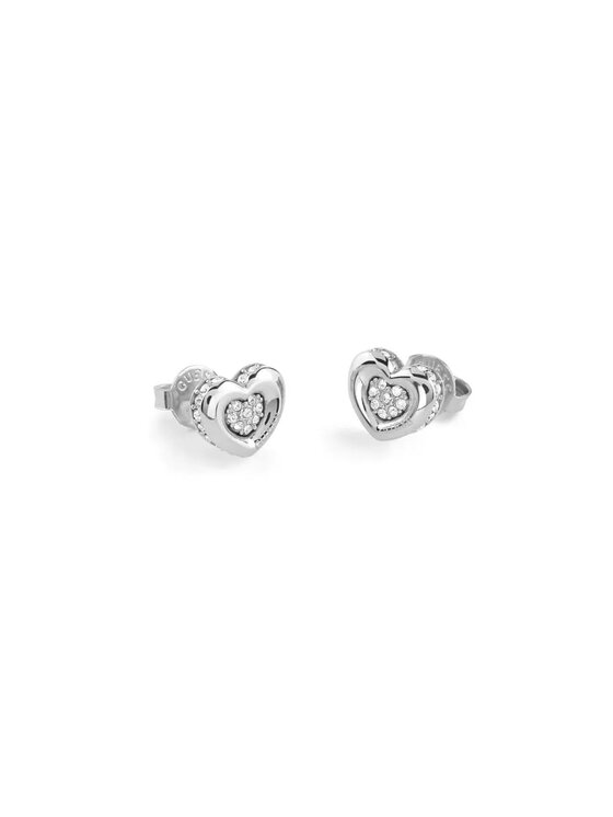 Guess Guess Kolczyki JUBE05466JW Srebrny