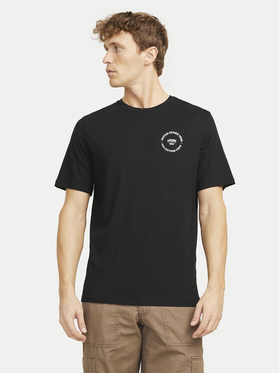 Jack&Jones Jack&Jones T-Shirt Simon 12269280 Μαύρο Standard Fit