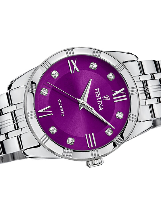Festina Festina Zegarek F16940-G Srebrny