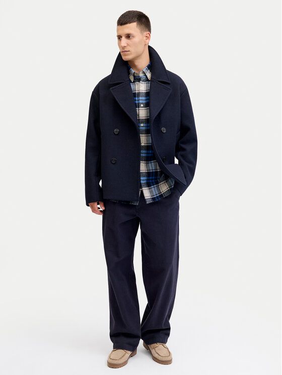 Jack & Jones Jack & Jones Риза Blubarkley 12286224 Тъмносин Regular Fit