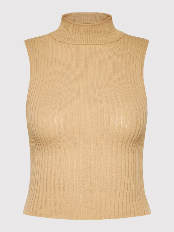 DeeZee DeeZee Rollkragenpullover Mirally BLUD0001 Beige Slim Fit