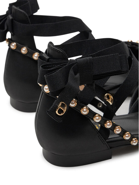 TWINSET TWINSET Balerini 242TCP152 Negru