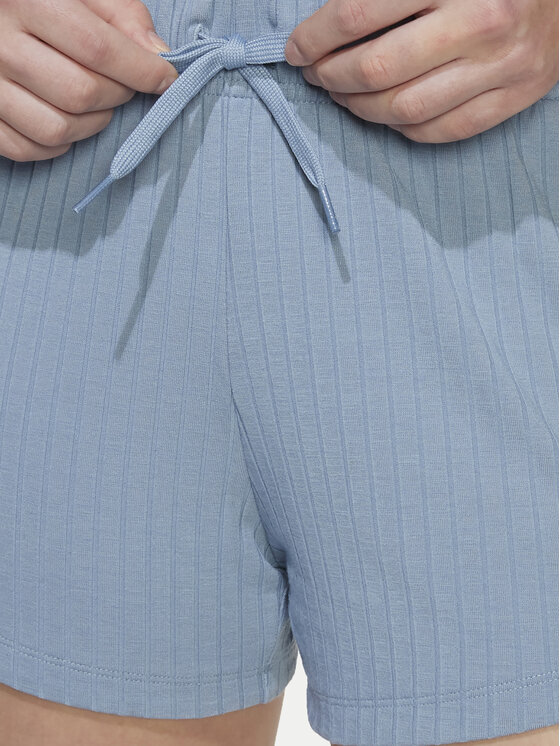adidas adidas Pantaloncini sportivi JX2776 Celeste Loose Fit