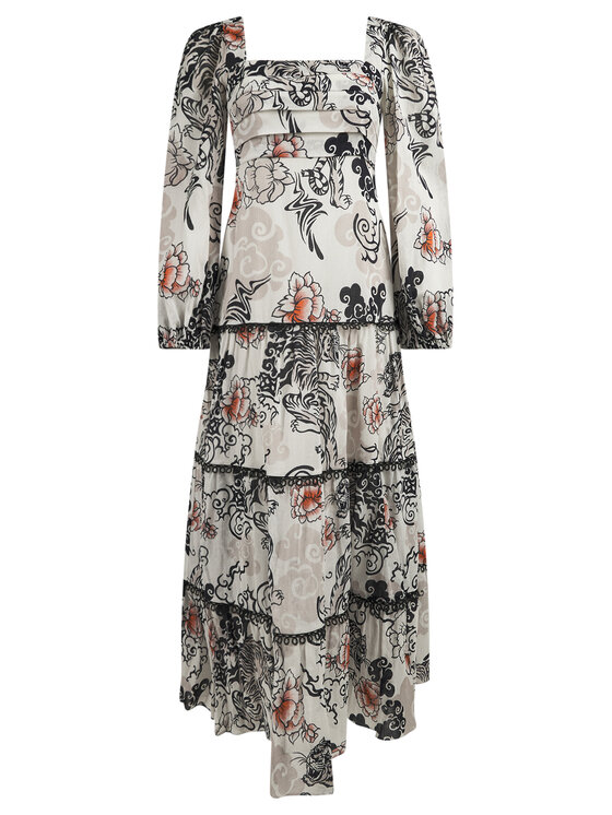 PINKO Pinko Літня сукня Mirmo 20201 PBK2 1B14DT 8039 Сірий Regular Fit