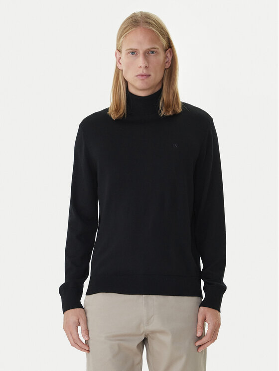 Calvin Klein Calvin Klein Dolčevita LV04LD317G Crna Regular Fit
