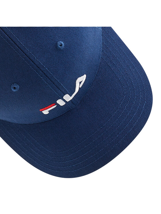 Fila Fila Czapka z daszkiem Brasov 6 Panel Cap With Linear Logo Strap Back FCU0019 Granatowy