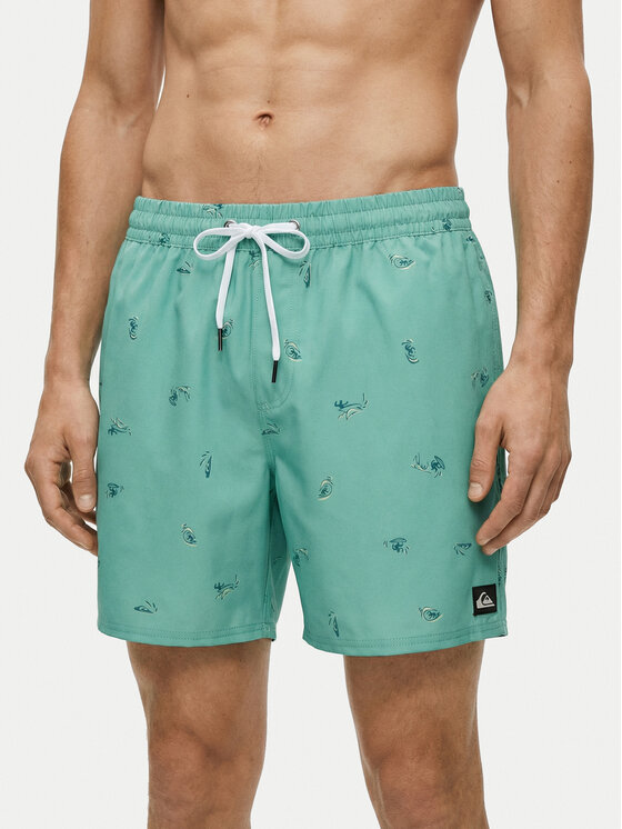 Quiksilver Quiksilver Plavecké šortky Stretch Printed Volley 16 EQYJV04217 Modrá Regular Fit