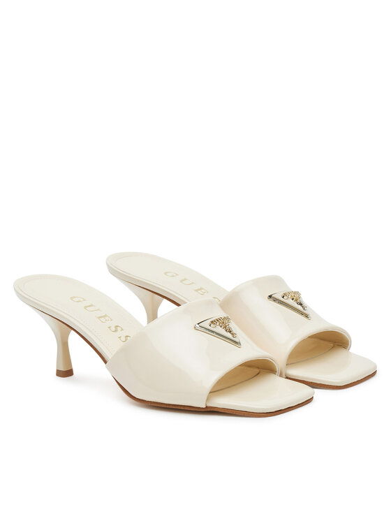 Guess Guess Şlapi FLJLUS PAF03 Écru