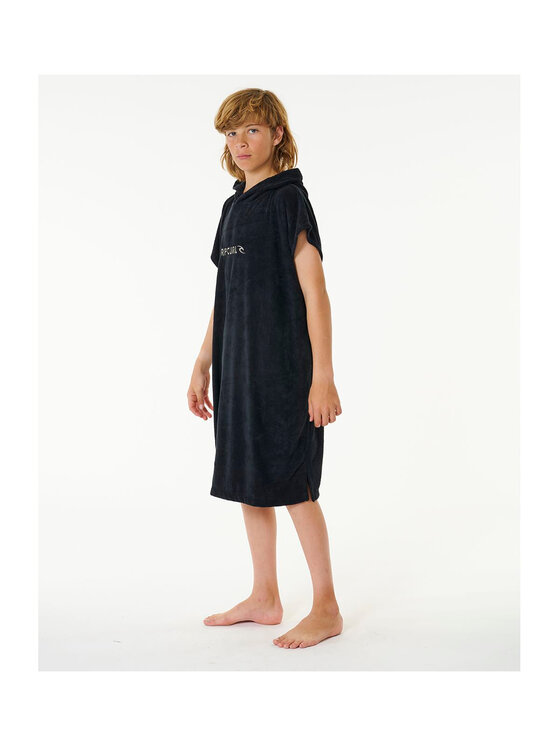 Rip Curl Rip Curl Ponczo Brand Hooded Towel - Boy Czarny