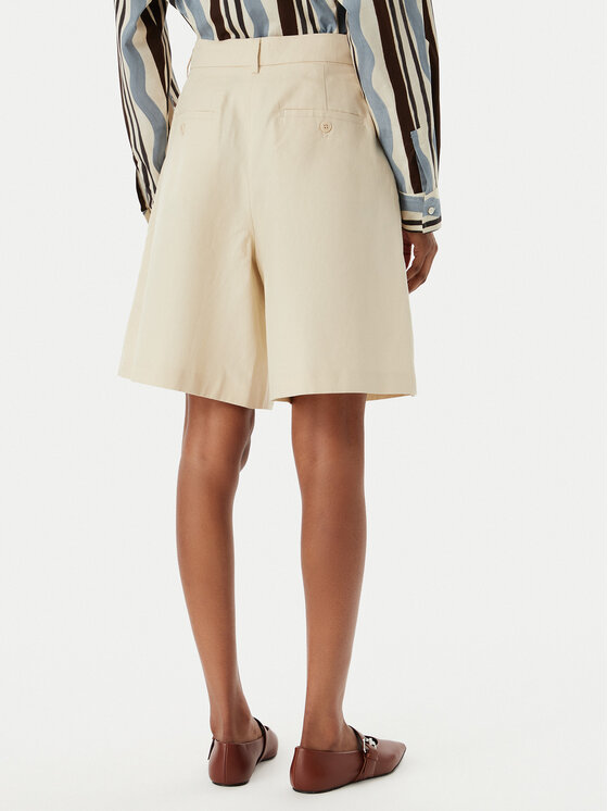 Weekend Max Mara Weekend Max Mara Βερμούδα Ecuba 2515141032 Εκρού Regular Fit