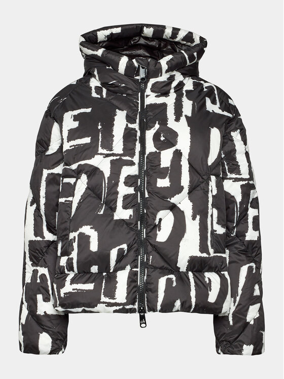 Deha Deha Пуховик D93840 Чорний Regular Fit