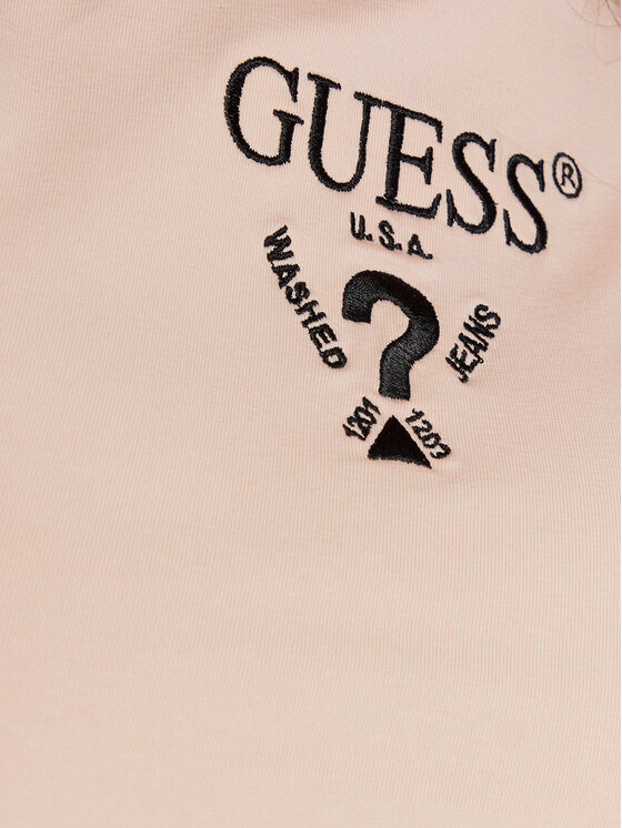 Guess Guess Rochie de zi V4YK02 KCDH1 Roz Regular Fit