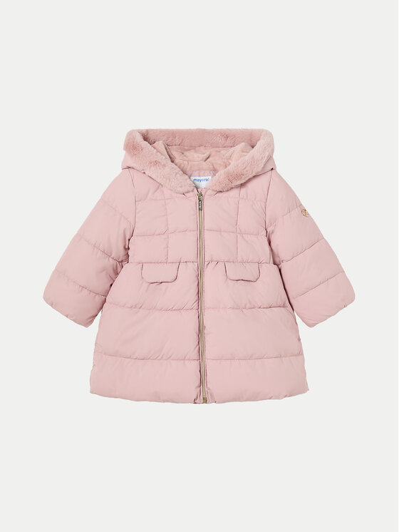 Mayoral Mayoral Зимно яке 2483 Розов Regular Fit