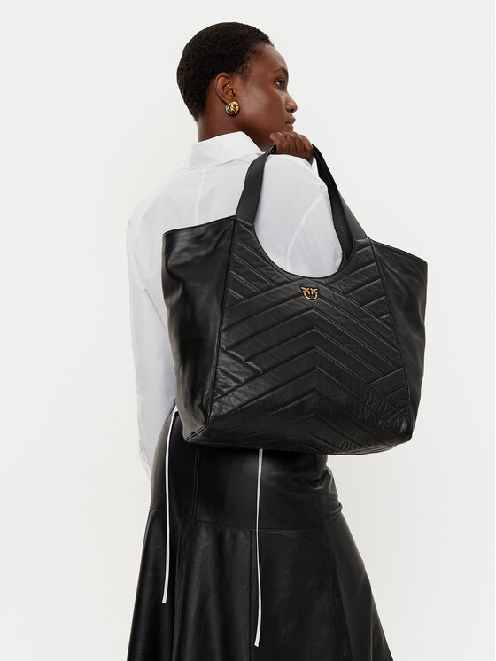 PINKO PINKO Borsetta TOTE BAG PUZZLE 104536 A29Y Z99Q Nero