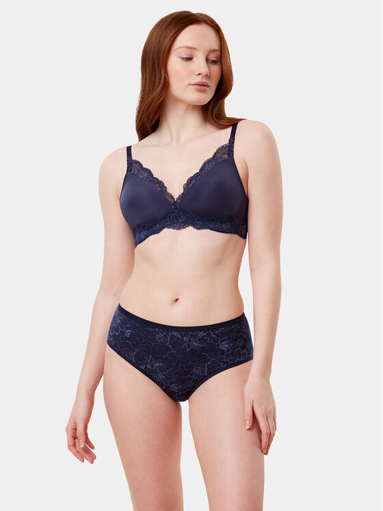 Triumph Podprsenka bez kostíc Amourette Charm T P 10214457 Tmavomodrá