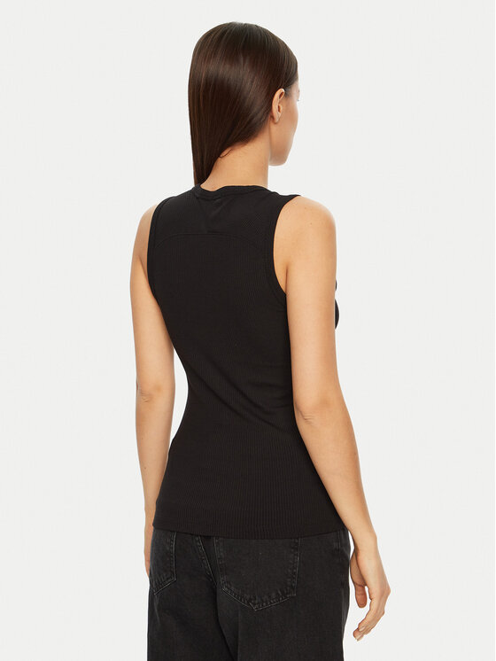 Calvin Klein Calvin Klein Топ K20K208054 Чорний Slim Fit