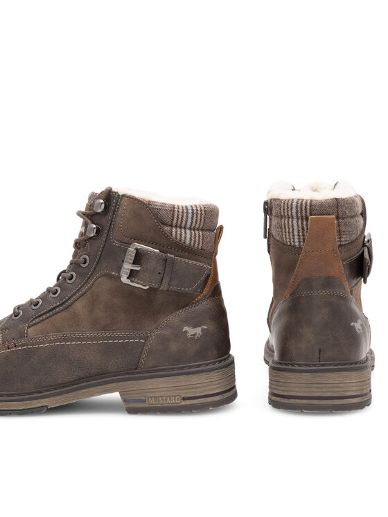 Mustang Mustang Schnürschuhe 4157-605 Braun
