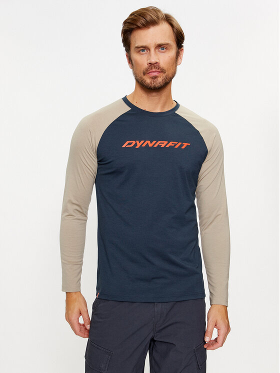 Dynafit Majica Dugih Rukava 24/7 M L/S Tee 08-70956 Tamnoplava Regular Fit