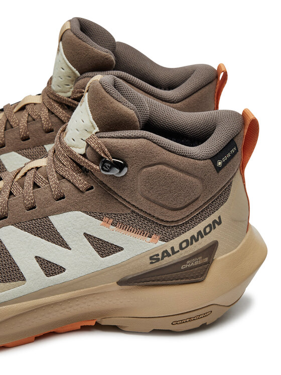 Salomon Trekkingi Elixir Activ Mid Gore-Tex L47457200 Beżowy