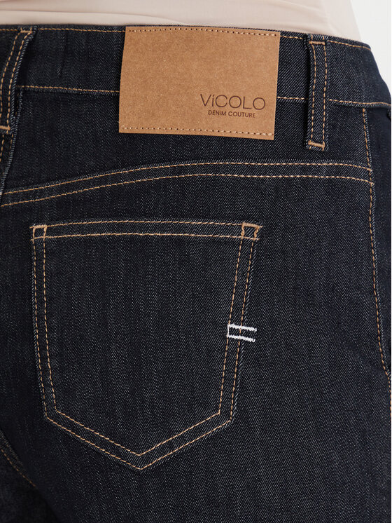 ViCOLO ViCOLO Blugi DF5086 Bleumarin Wide Leg