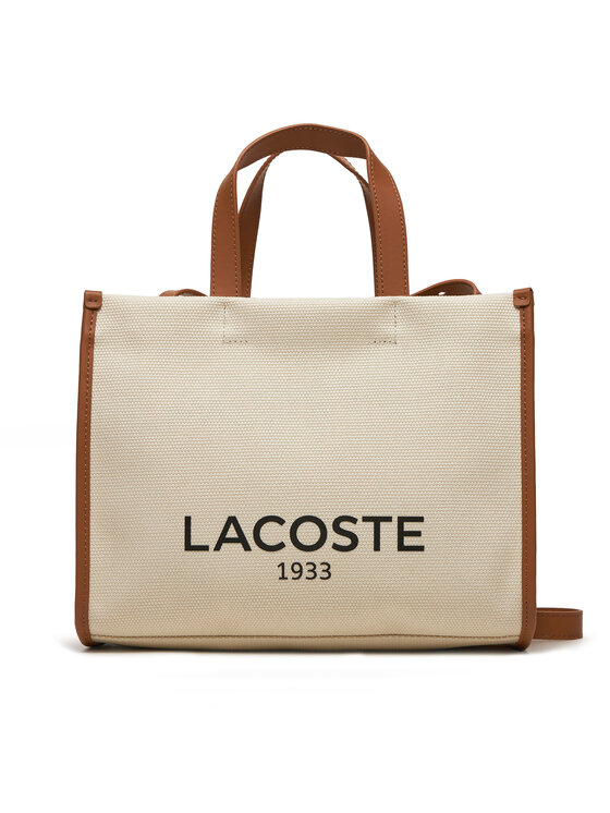 Sac lacoste marron on sale