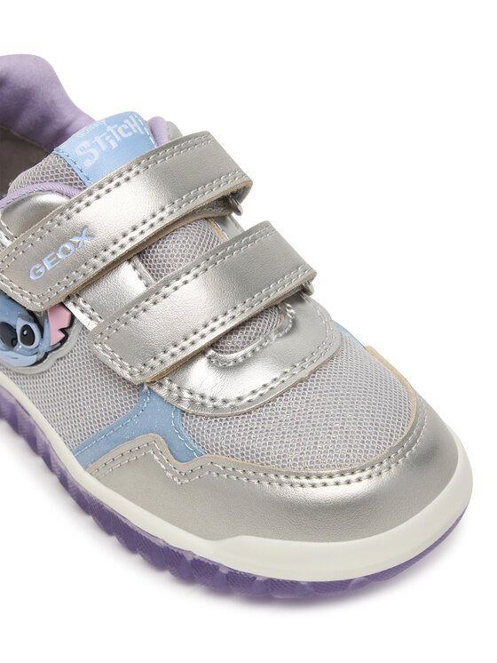 Geox Geox Sneakersy B Lightyloo Girl B6561C 0AJAS C1316 Strieborná