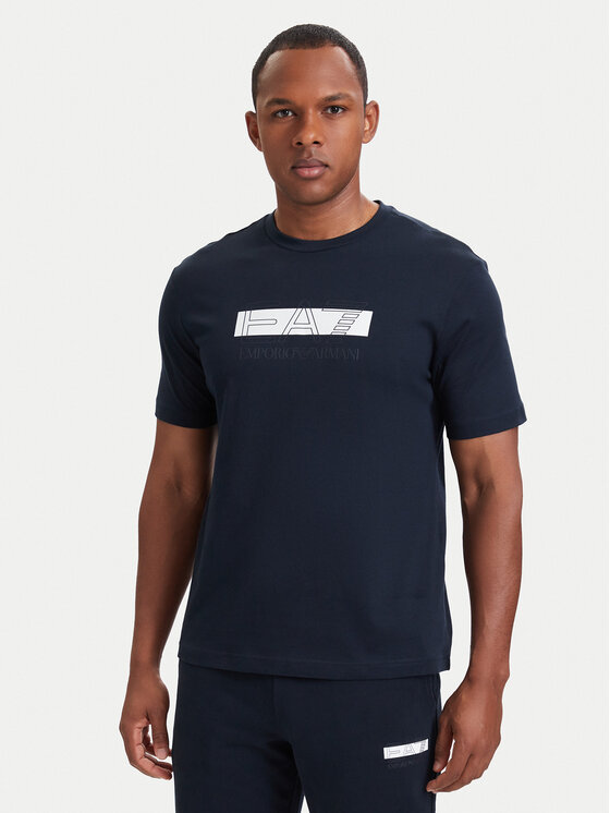 EA7 Emporio Armani EA7 Emporio Armani Тишърт 7M002415 AF10375 MB149 Тъмносин Regular Fit