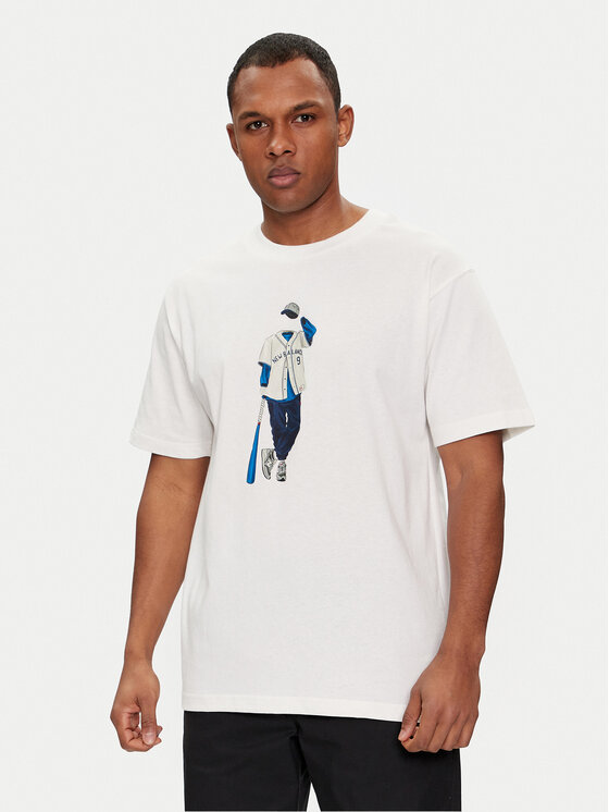 New Balance New Balance Тишърт Basketball Style MT41577 Бял Relaxed Fit