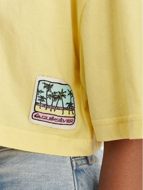 Quiksilver Quiksilver T-shirt Maxi EQWZT03183 Giallo Oversize