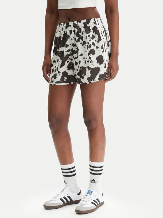 adidas Szorty sportowe Satin KA2674 Brązowy Loose Fit