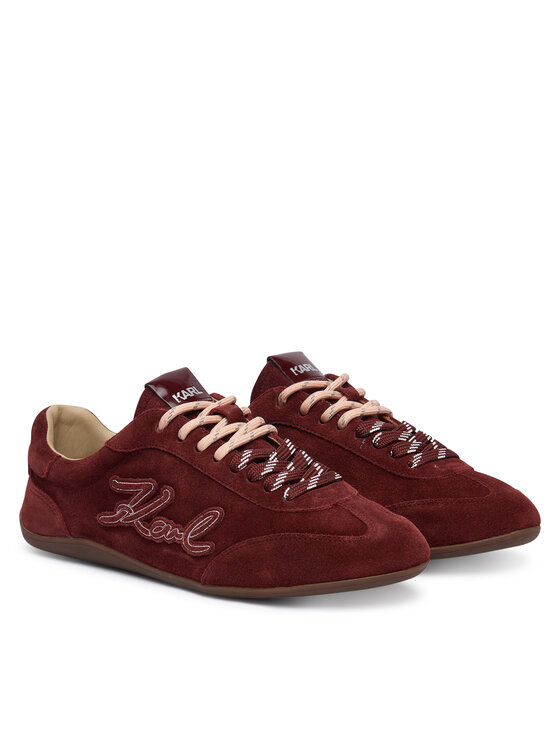 KARL LAGERFELD KARL LAGERFELD Sneakersy KL66122 Bordowy