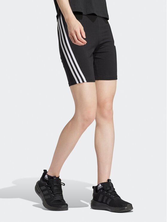 adidas adidas Pantaloni scurți ciclism Future Icons 3-Stripes IP1569 Negru Slim Fit