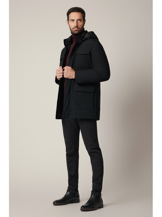 Lancerto Lancerto Kurtka przejściowa Kurtka Czarna Horgen KU073225000009 Czarny Regular Fit