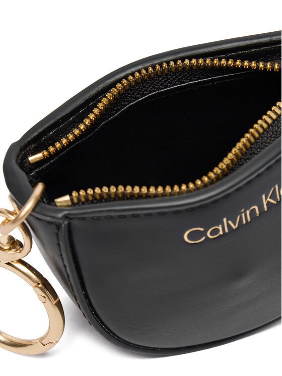 Calvin Klein Calvin Klein Калъф за ключове Ck Embossed Mini Pouch Bag Charm LV04F1190G Черен
