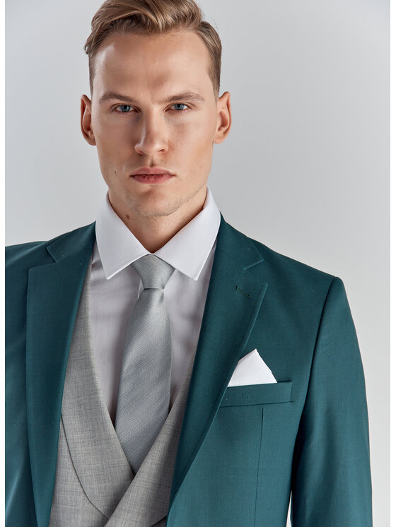 Pako Lorente Pako Lorente Marynarka P22SF-3G-017 Zielony Slim Fit