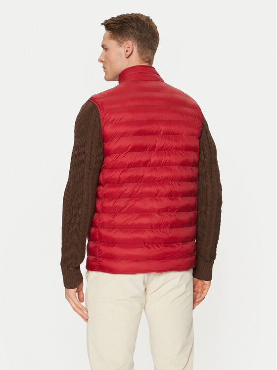Tommy Hilfiger Tommy Hilfiger Vestă elegantă MW0MW37677 Roșu Regular Fit