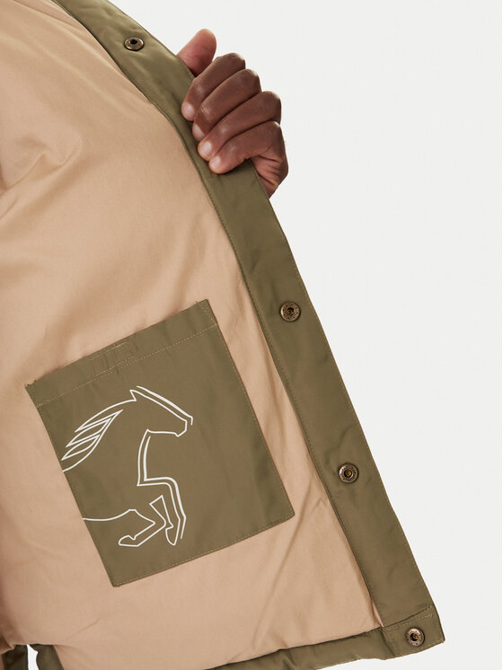 Mustang Mustang Gilet Dublin 1016901 Verde Regular Fit