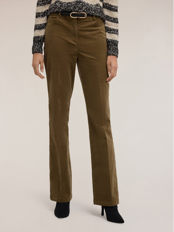 Motivi Motivi Pantaloni di tessuto P749Q004227N035 Verde Flare Fit