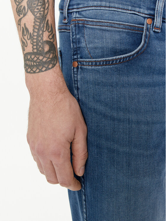 Wrangler Wrangler Jeansy Greensboro 112126995 Niebieski Straight Fit